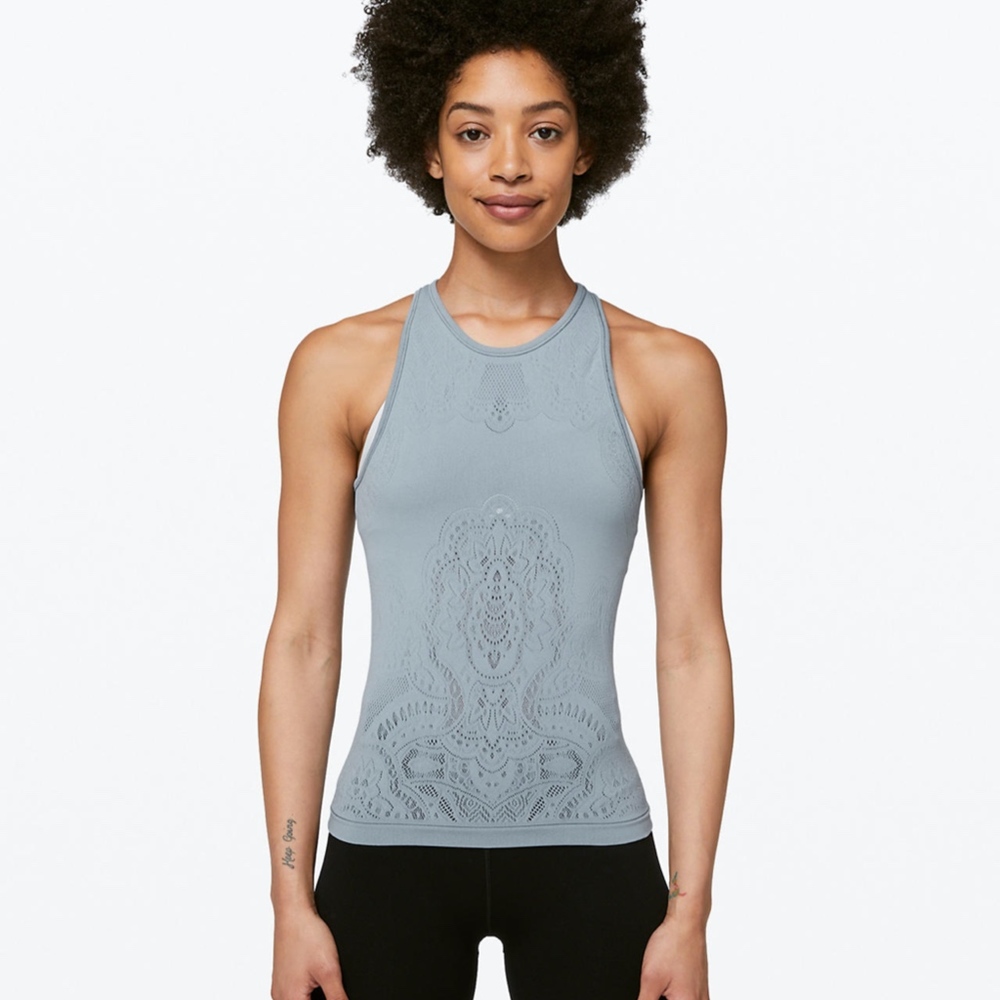 NWOT Lululemon Reveal Tank Zen Expression